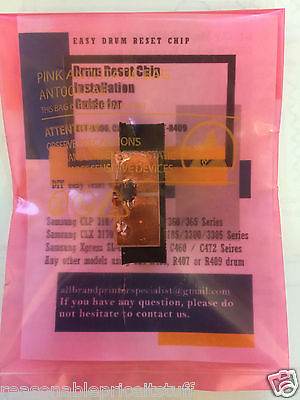 Chip de reinicio de tambor Super EZ de 2 minutos "Peel & Stick" para tambor Samsung CLT-R407. por ABPS