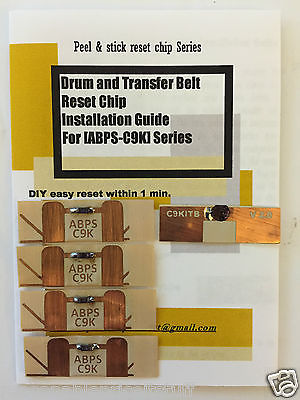 Super Easy Drum, Belt & Fuser Reset Kit for Lucidiom EQ-9800 EQ 9800 [C9K-C9800]