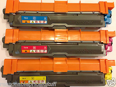 3x Brother Genuine Toner Cartridges TN-241C TN-241M TN-241Y for DCP-9020CDW CW