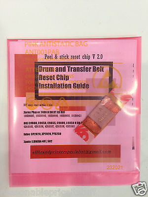 1x Reinicio de tambor "Chip adhesivo" para OKI C910 C920 ES3640 N DN HDN HDTN WT
