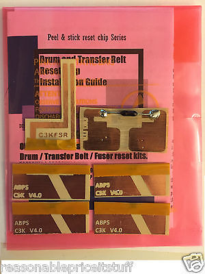 Peel & Stick Drum Belt & Fuser Reset Chip for Olivetti d-Color MF200 MF240 [C3K]