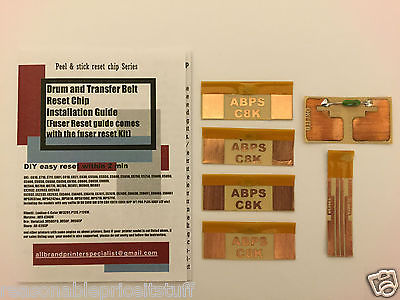 Peel & Stick Drum Belt Fuser reset kit for OKI CX2032 CX2033 & CX2633 A4 [C8K-26
