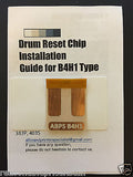 Chip di ripristino del tamburo tipo adesivo super facile per OKI MB482, MB492, MB562 [B4H1-MB562]