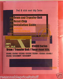 Chips de reinicio de fusor, correa y tambor EZ "Peel &amp; Stick" para OKI C5150 C5200 C5250 [C3K]