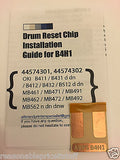 Chip de reinicio de tambor tipo pegatina súper fácil para OKI MB441 MB451 MB461 [B4H1-MB461]