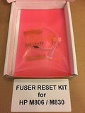Kit de reinicio de fusor súper fácil (versión sin soldadura) para HP M806 M830. 8x reinicios