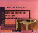 Chips de reinicio de fusor, correa y tambor EZ "Peel &amp; Stick" para OKI C5150 C5200 C5250 [C3K]