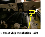2 chips de reinicio de correa Peel &amp; Stick para desarrollar Ineo+ 200 Olivetti Lexikon MF201