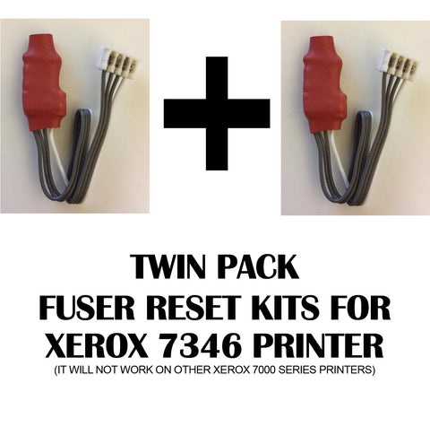 Super EZ Fuser Reset Kit TWIN PACK for Xerox 7346, 5 min reset, No Soldering