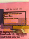Peel & Stick Drum Fuser and Transfer Belt Reset Chips for OKI C5100 C5300 [C3K]