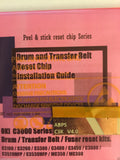 Chips de restablecimiento de cinta de transferencia y fusor de tambor Peel &amp; Stick para OKI C5100 C5300 [C3K]